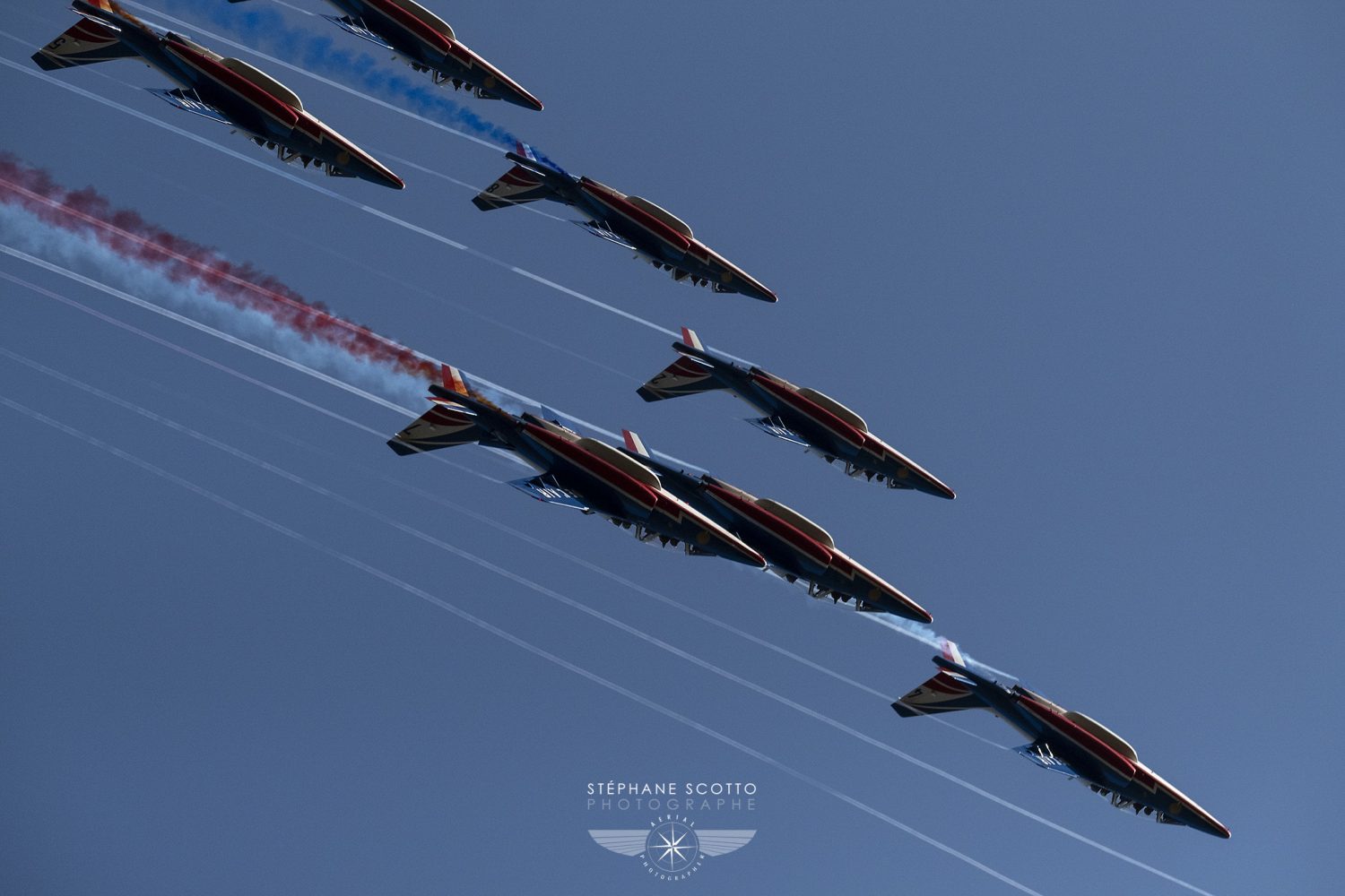 Patrouille de France par le photographe Stéphane Scotto