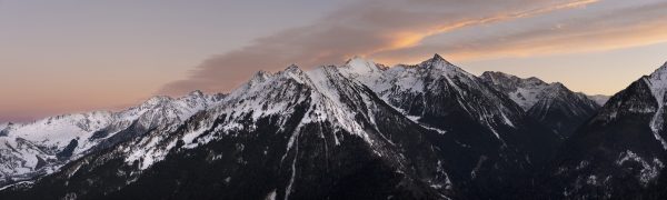 Paysage des hautes pyrénées, au niveau de Saint Lary
